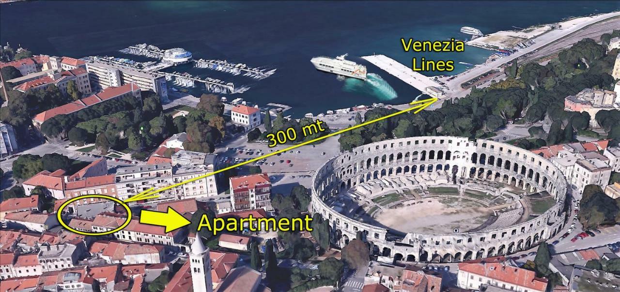 Arena Design Apartments With Free Private Parking And With A Terrace Pula Luaran gambar